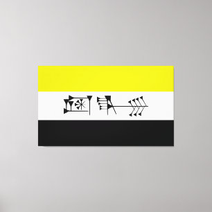 Impressão Em Tela bandeira da liberdade do libertário de Sumarian d