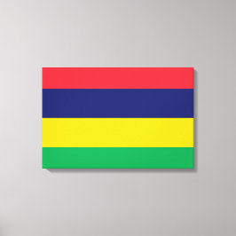 Impressão Em Tela Bandeira da Maurícia