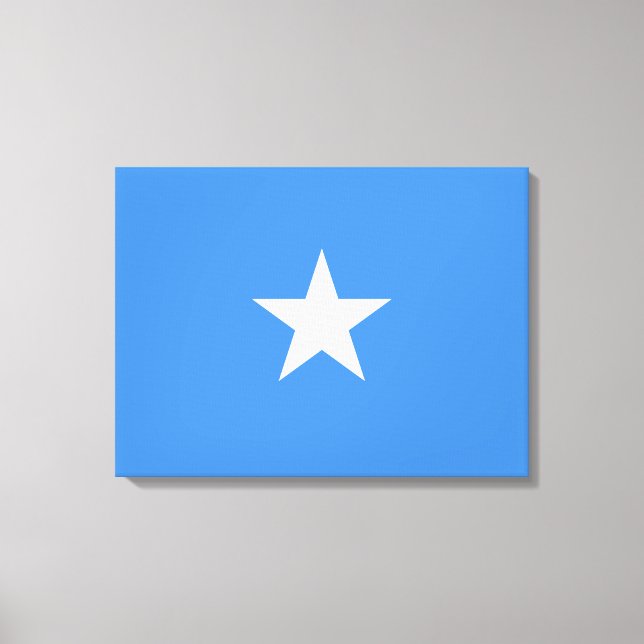 Impressão Em Tela Bandeira da Somália (Frente)