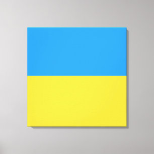 Impressão Em Tela Bandeira da Ucrânia
