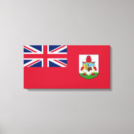 Impressão Em Tela Bandeira das Bermudas (Bermudiano) (Ilhas Caribes)