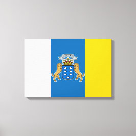 Impressão Em Tela Bandeira das Canárias (Canárias) (Canárias, Espanh