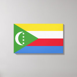 Impressão Em Tela Bandeira das Comores