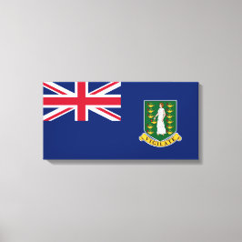 Impressão Em Tela Bandeira das Ilhas Virgens Britânicas (BVI)