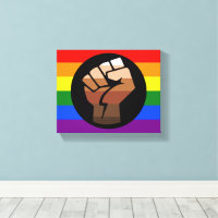 Bandeira das pessoas queer do SlipperyJoe punho er