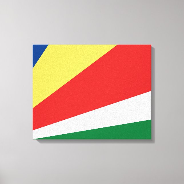 Impressão Em Tela Bandeira das Seychelles (Frente)
