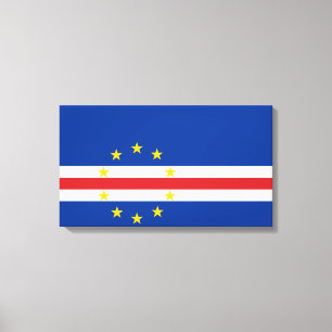 Impressão Em Tela Bandeira de Cabo Verde (Cabo Verde)