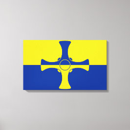 Impressão Em Tela Bandeira de Durham (distrito do Reino Unido)