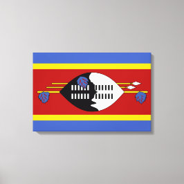 Impressão Em Tela Bandeira de Eswatini (Suazilândia)