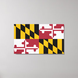 Impressão Em Tela Bandeira de Maryland
