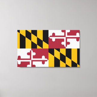 Impressão Em Tela Bandeira de Maryland