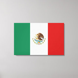 Impressão Em Tela Bandeira de México