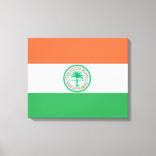 Impressão Em Tela Bandeira de Miami