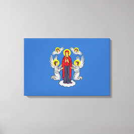 Impressão Em Tela Bandeira de Minsk (Bielorrússia)