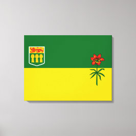 Impressão Em Tela Bandeira de Saskatchewan