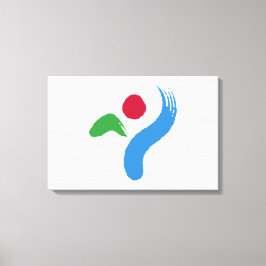 Impressão Em Tela Bandeira de Seul (Coreia do Sul)
