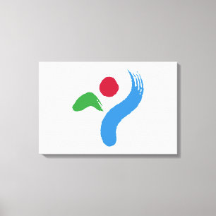 Impressão Em Tela Bandeira de Seul (Coreia do Sul)