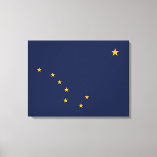 Impressão Em Tela Bandeira do Alasca