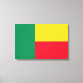 Impressão Em Tela Bandeira do Benim (África)