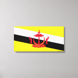 Impressão Em Tela Bandeira do Brunei