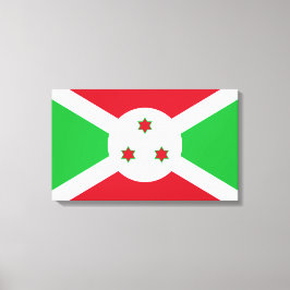 Impressão Em Tela Bandeira do Burundi