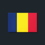 Impressão Em Tela Bandeira do Chade (País Africano)<br><div class="desc">Esta design apresenta a bandeira nacional do Chade (oficialmente conhecida como República do Chade), que é um país sem litoral no norte da África central. O Chade é confinado pela Líbia ao norte, pelo Sudão ao leste, pela República Centro-Africana ao sul, pelos Camarões ao sudoeste, pela Nigéria ao sudoeste (no...</div>
