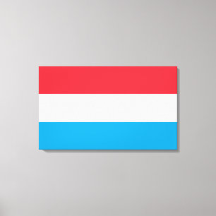 Impressão Em Tela Bandeira do Luxemburgo