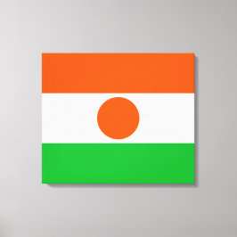 Impressão Em Tela Bandeira do Níger (país africano)