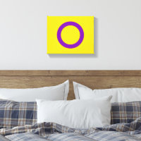 Bandeira do orgulho intersexo SlipperyJoe's fundo 