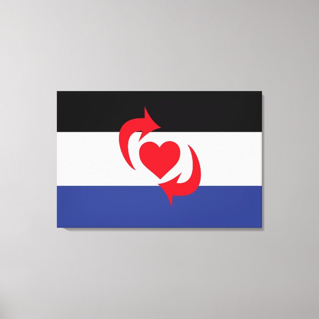 Impressão Em Tela Bandeira do Orgulho Switch (Frente)