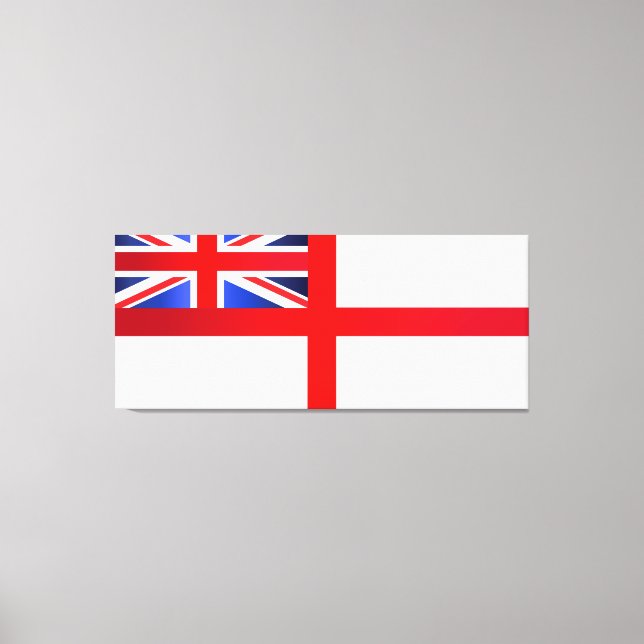 Impressão Em Tela bandeira do Reino Unido (Frente)