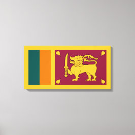 Impressão Em Tela Bandeira do Sri Lanka