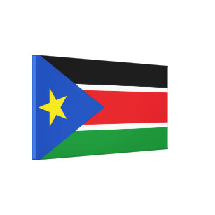 Impressão Em Tela Bandeira do Sudão do Sul (África)