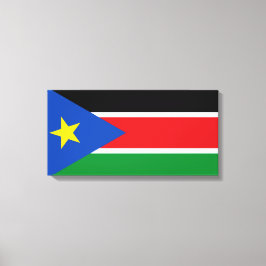 Impressão Em Tela Bandeira do Sudão do Sul (África)