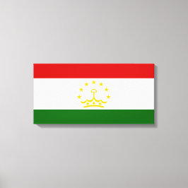 Impressão Em Tela Bandeira do Tajiquistão (Tajiquistão) (República d