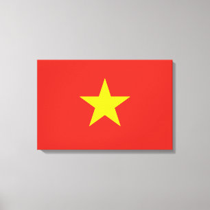 Impressão Em Tela Bandeira do Vietname