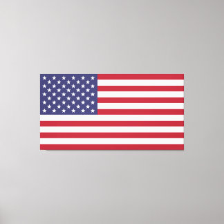 Impressão Em Tela Bandeira dos Grandes Estados Unidos da América