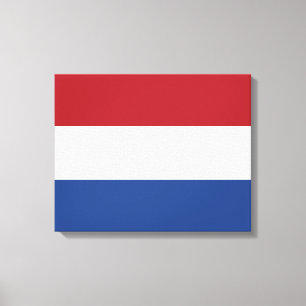 Impressão Em Tela Bandeira Holandesa