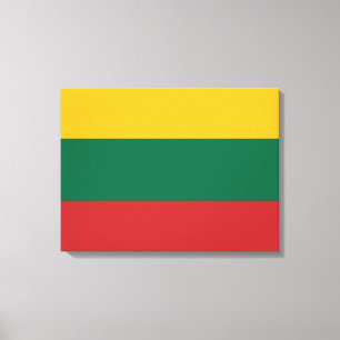 Impressão Em Tela Bandeira lituana