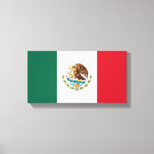 Impressão Em Tela Bandeira mexicana - Bandeira do México (Frente)