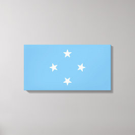 Impressão Em Tela Bandeira Micronésia (Estados Federados da Micronés