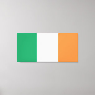 Impressão Em Tela Bandeira Nacional da Irlanda, padrão irlandês, Est