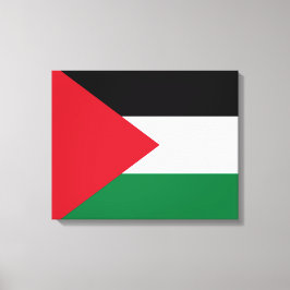Impressão Em Tela Bandeira Palestiniana (Palestina)