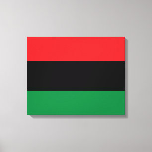 Impressão Em Tela Bandeira Pan-Africana