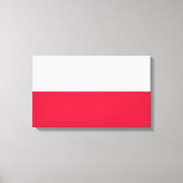 Impressão Em Tela Bandeira Polonesa (Polônia)