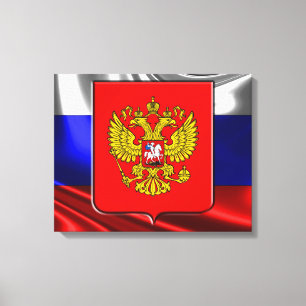 Impressão Em Tela bandeira russa