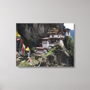 Impressão Em Tela bandeiras taktsang