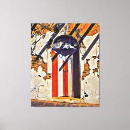 Impressão Em Tela Bandera del orgullo de Puerto Rico