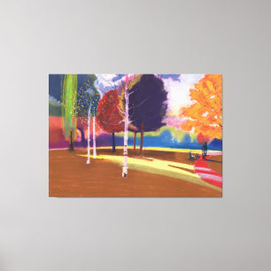 Impressão Em Tela Banho do parque de Victoria