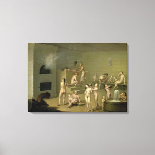 Impressão Em Tela Banho do russo, 1825
